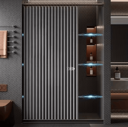 Sofello Rideau de Douche Magnétique Imperméable