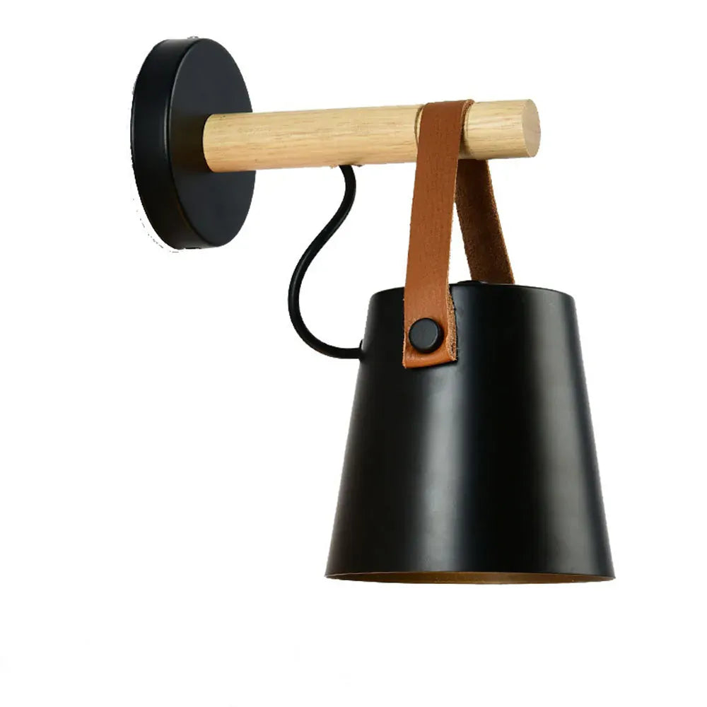 Sofello Applique Murale Design Industrielle Fer Noir – Éclairage E27 Style Nordique pour Salon et Chambre