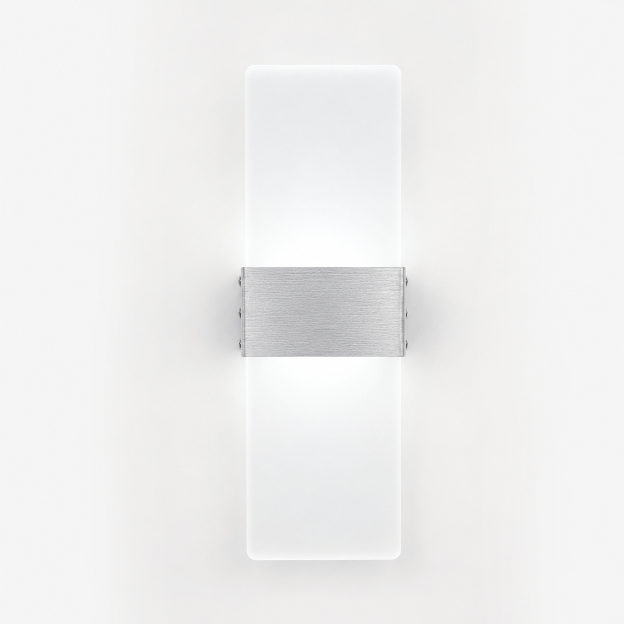 Sofello Applique murale LED acrylique 6W/12W – noir, doré ou argenté – faisceau haut & bas – chambre, salon, couloir