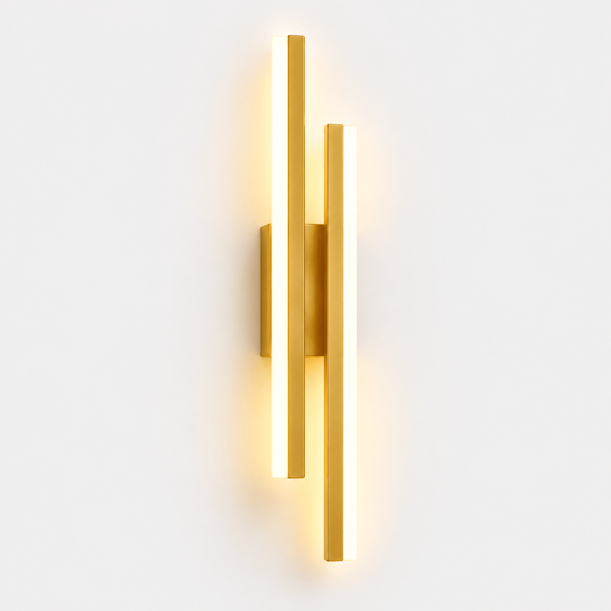 Sofello Applique murale LED dimmable métal & acrylique – 3 températures de couleur – noir ou doré – chambre, salon, couloir
