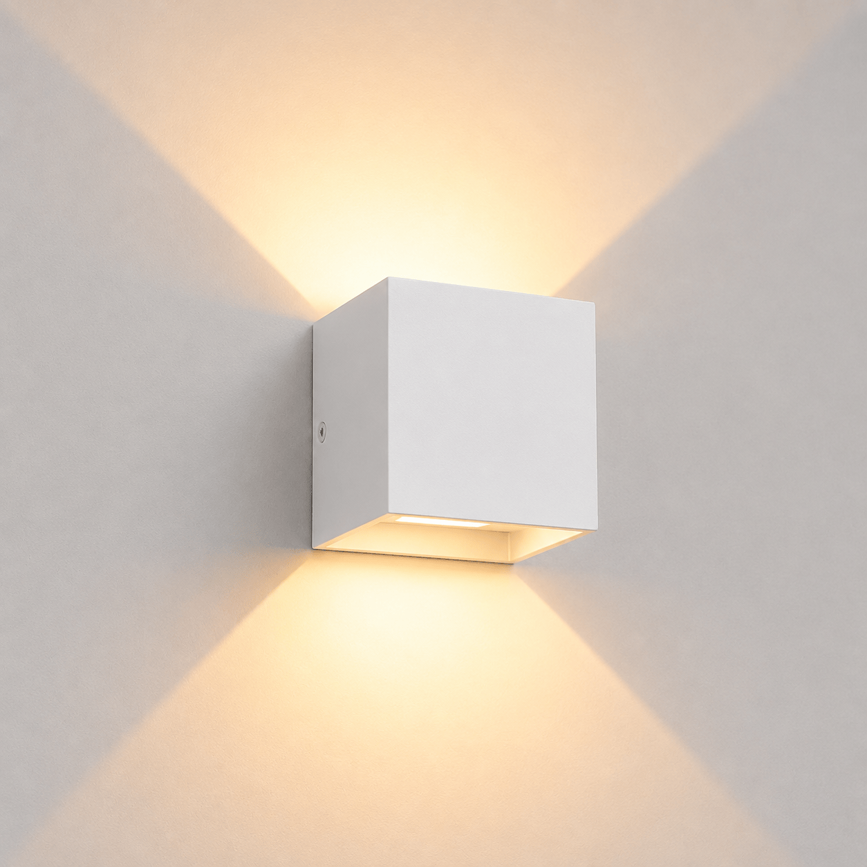 Sofello Applique murale LED noire aluminium – IP65 intérieur/extérieur – haut & bas – salon, couloir, façade