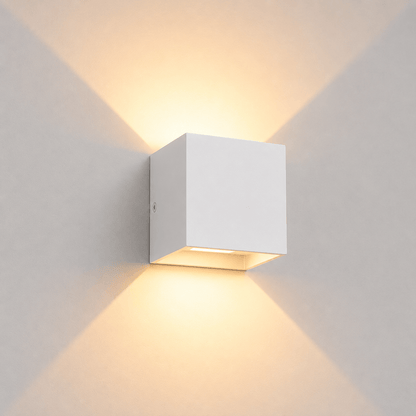 Sofello Applique murale LED noire aluminium – IP65 intérieur/extérieur – haut & bas – salon, couloir, façade