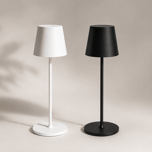 Sofello Lampe de chevet sans fil tactile LED – 3 températures de couleur – métal & acrylique – chambre, salon, bureau