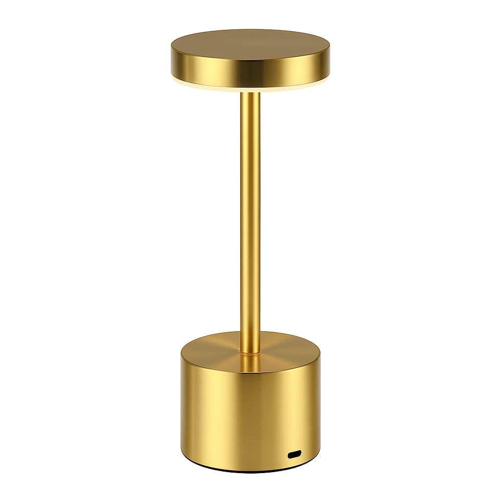 Sofello Lampe de chevet tactile sans fil rechargeable, LED dimmable en métal, plusieurs coloris - chambre, salon, bureau