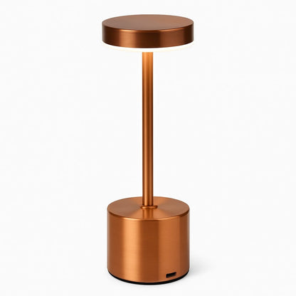 Sofello Lampe de chevet tactile sans fil rechargeable, LED dimmable en métal, plusieurs coloris - chambre, salon, bureau