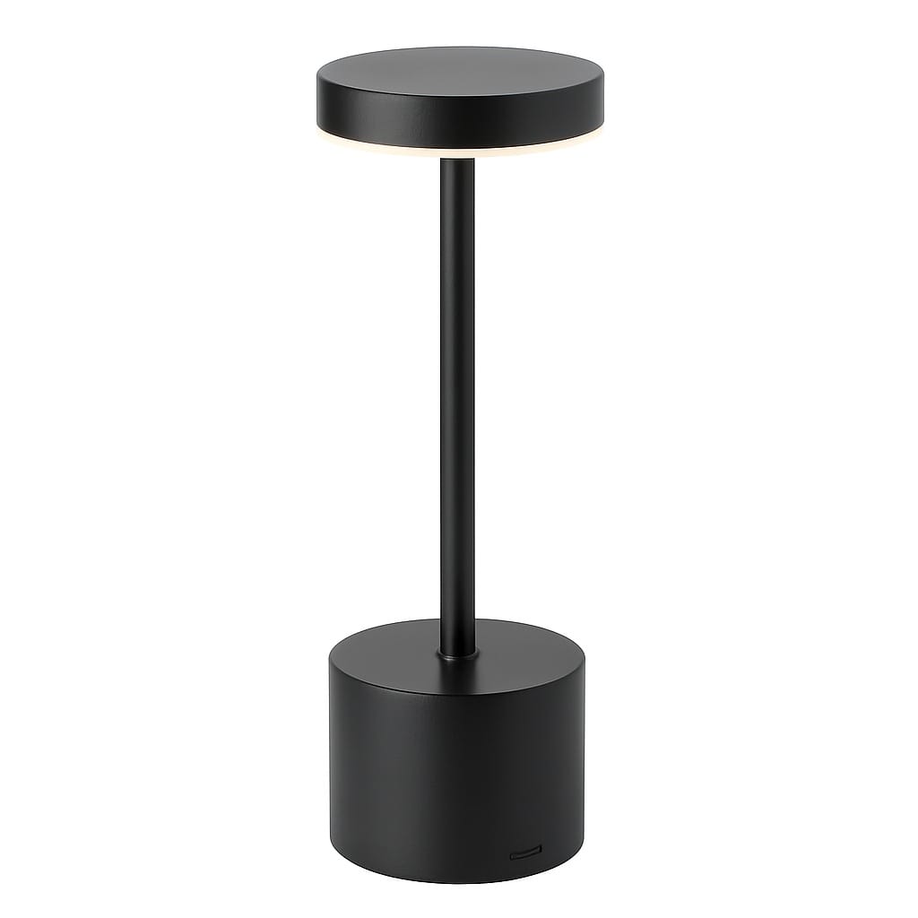 Sofello Lampe de chevet tactile sans fil rechargeable, LED dimmable en métal, plusieurs coloris - chambre, salon, bureau
