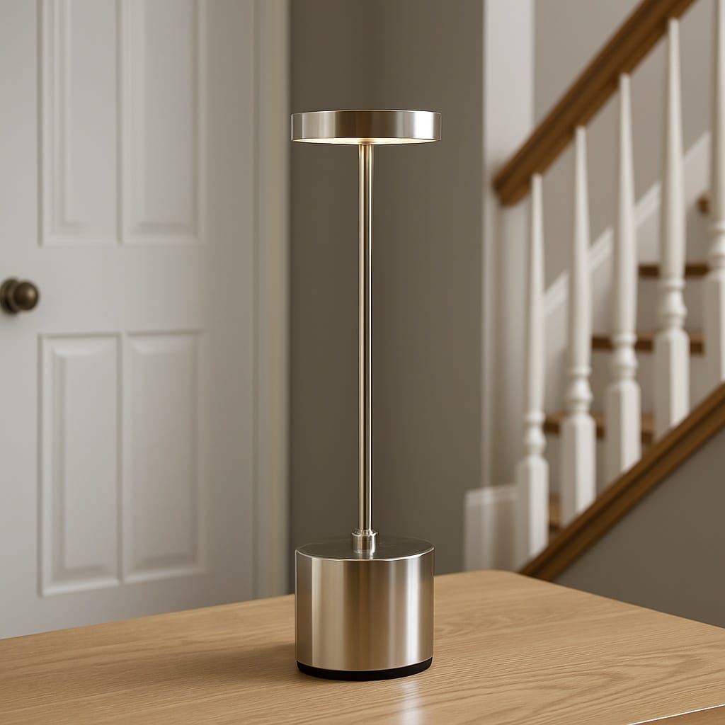 Sofello Lampe de chevet tactile sans fil rechargeable, LED dimmable en métal, plusieurs coloris - chambre, salon, bureau