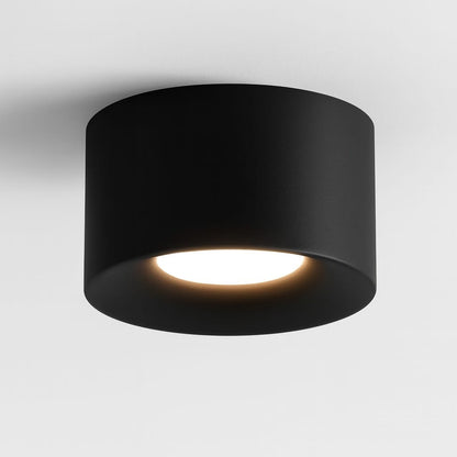 Sofello Plafonnier LED cylindrique moderne noir ou blanc, 1, 2 ou 3 spots, pour salon, couloir et chambre