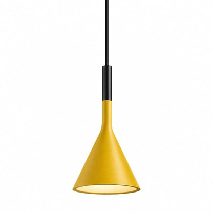 Sofello Suspension luminaire conique métal, style moderne, blanc et vert, pour cuisine et salle à manger