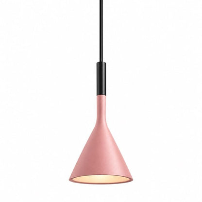 Sofello Suspension luminaire conique métal, style moderne, blanc et vert, pour cuisine et salle à manger