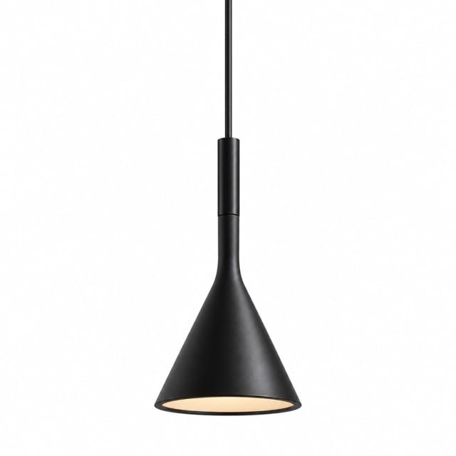Sofello Suspension luminaire conique métal, style moderne, blanc et vert, pour cuisine et salle à manger