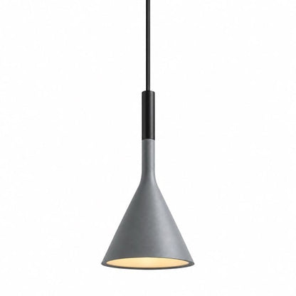 Sofello Suspension luminaire conique métal, style moderne, blanc et vert, pour cuisine et salle à manger