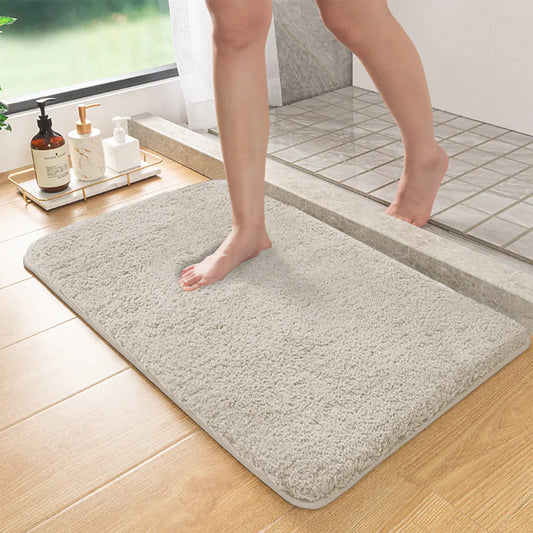 Sofello Tapis salle de bain moelleux absorbant, poils longs antidérapant, plusieurs tailles et coloris
