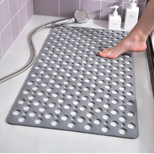 Sofello Tapis salle de douche antidérapant, ventouses renforcées, TPE haute densité, 70x38cm